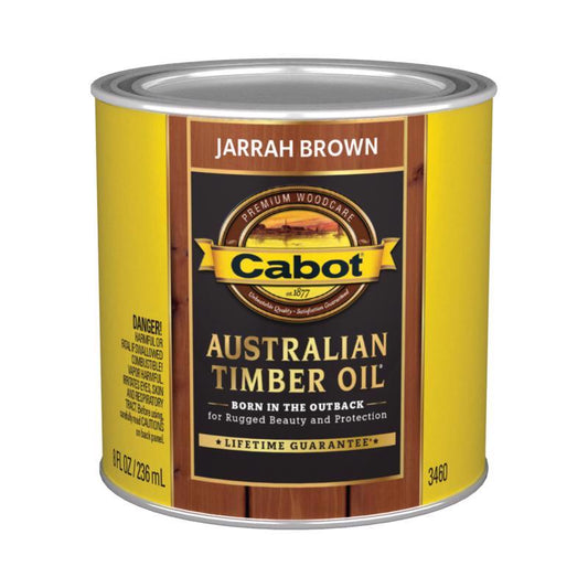 Cabot Transparent Jarrah Brown Australian Timber Oil 8 fl. oz.