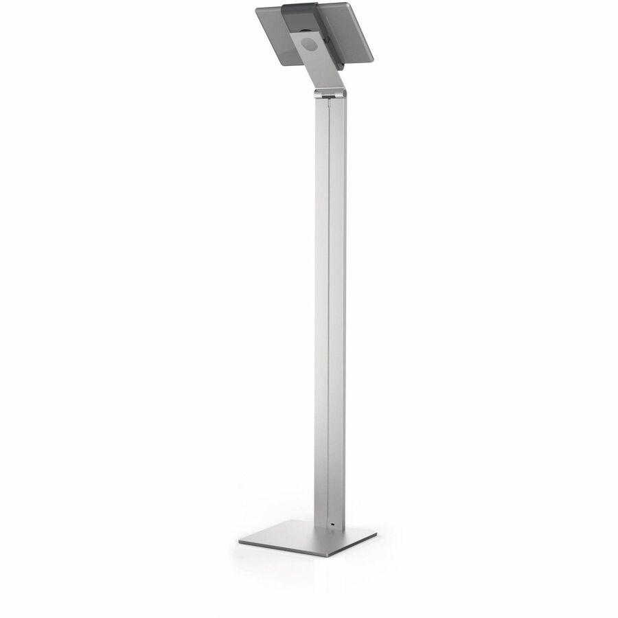 DURABLE Tablet Holder Floor - 47.8" Height x 10.6" Width x 10.6" Depth - Steel, Acrylonitrile Butadiene Styrene (ABS), A