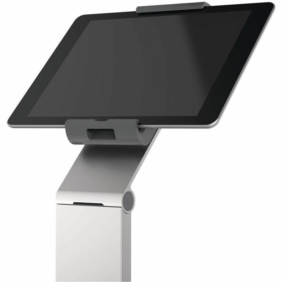 DURABLE Tablet Holder Floor - 47.8" Height x 10.6" Width x 10.6" Depth - Steel, Acrylonitrile Butadiene Styrene (ABS), A
