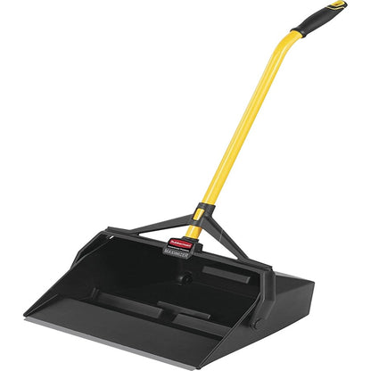 Rubbermaid Commercial Maximizer Wet/Dry Debris Pan - Polypropylene - Black, Yellow - 1 Each