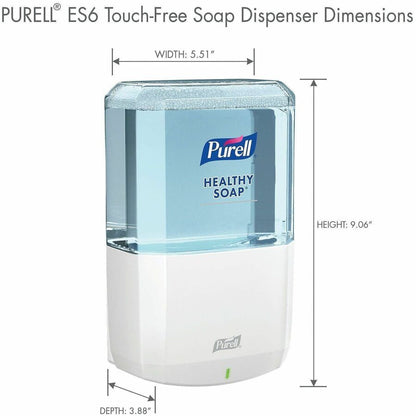 PURELL® ES6 Touch-free Hand Soap Dispenser - Automatic - 1.27 quart Capacity - Support 4 x C Battery - 1 Each