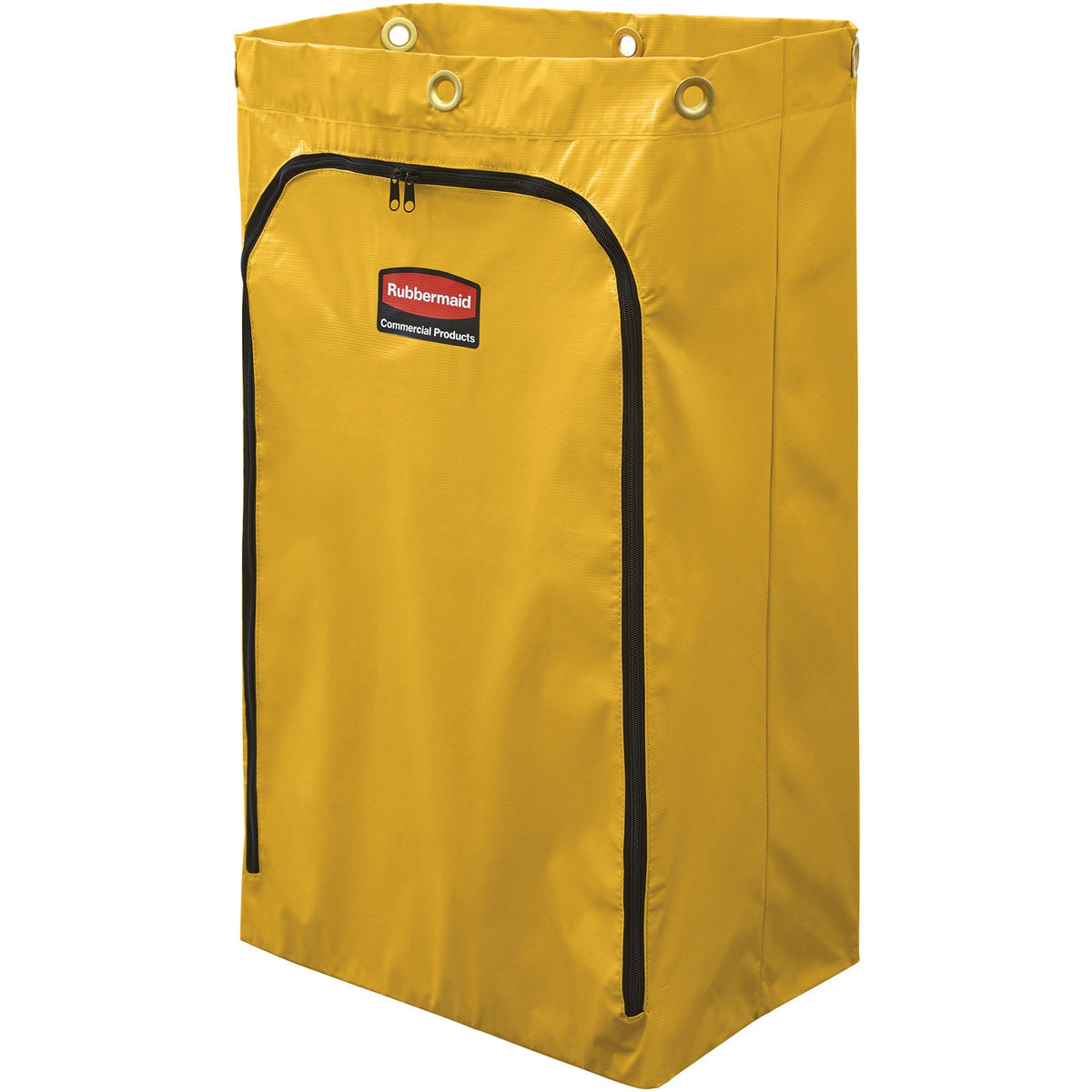 Rubbermaid Commercial 6173 Cleaning Cart 24-Gallon Replacement Bag - Yellow - Vinyl - 17.2" Height x 6.5" Width x 9.1" L