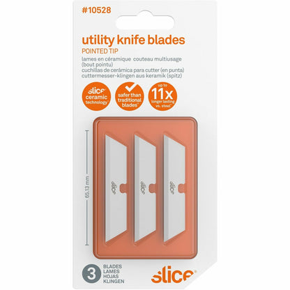 Slice Pointed Tip Ceramic Utility Blades - 2.60" Length - 1 Pack