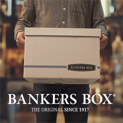 Bankers Box STOR/FILE File Storage Box - Internal Dimensions: 12" Width x 24" Depth x 10" Height - 20 / Carton