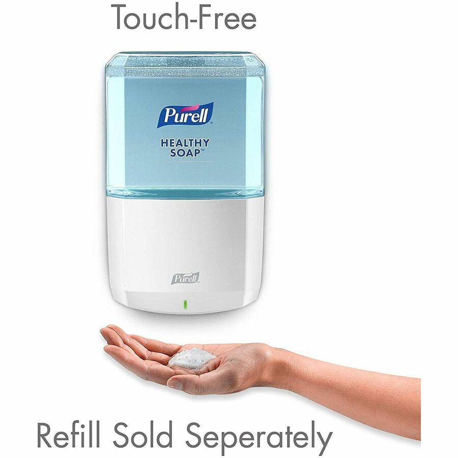 PURELL® ES8 Soap Dispenser - Automatic - 1.27 quart Capacity - Touch-free, Refillable, Wall Mountable - White - 1 Each