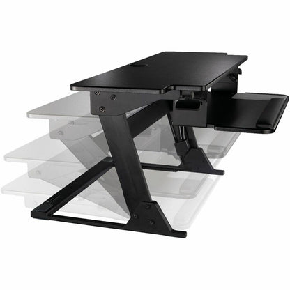 3M Precision Standing Desk - Up to 24" Screen Support - 45 lb Load Capacity - 6.20" Height x 42" Width x 23.20" Depth - 