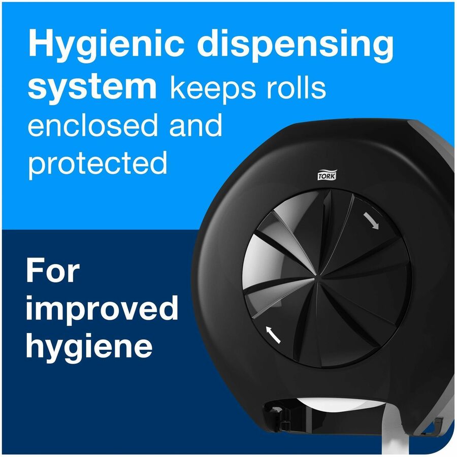 TORK Premium Bath Tissue Roll with OptiCore - 2 Ply - 3.80" Width x 266.67 ft Length - 800 Sheets/Roll - 5.60" Roll Diam