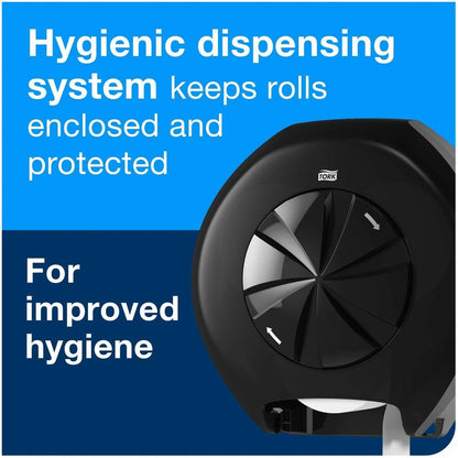 TORK Premium Bath Tissue Roll with OptiCore - 2 Ply - 3.80" Width x 266.67 ft Length - 800 Sheets/Roll - 5.60" Roll Diam