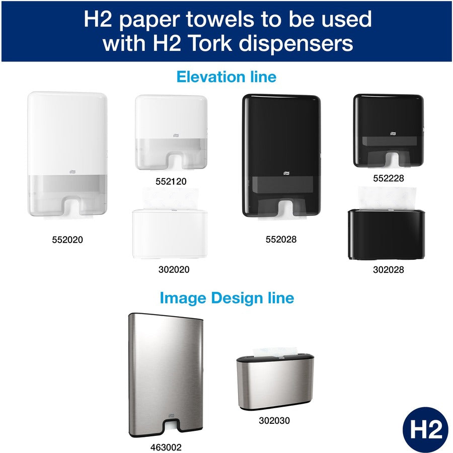 TORK Universal Hand Towel Multifold - 1 Ply - Multifold - 11" Width x 63 ft Length - Natural - 250/Pack - 16 / Carton