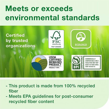 TORK Xpressnap Natural Environmental Print Dispenser Napkin N4 - 1 Ply - Interfolded - 13" Width x 8.50" Length - Natura