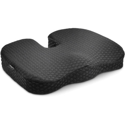 Kensington Premium Cool-Gel Seat Cushion - 14" x 18" - Gel - Fabric - Foam - 1 Each