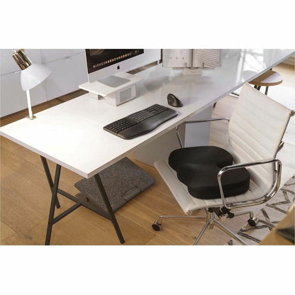 Kensington Premium Cool-Gel Seat Cushion - 14" x 18" - Gel - Fabric - Foam - 1 Each