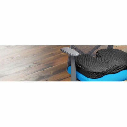 Kensington Premium Cool-Gel Seat Cushion - 14" x 18" - Gel - Fabric - Foam - 1 Each