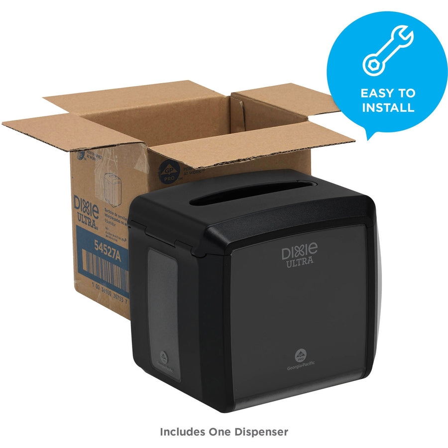 Dixie Ultra® Tabletop Interfold Napkin Dispenser - Interfolded Dispenser - 275 x Napkin - 7.2" Height x 7.6" Width x 6.1