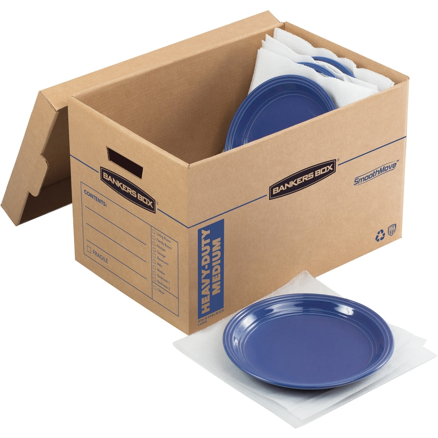 Bankers Box SmoothMove Kitchen Moving Kit - Internal Dimensions: 12.25" Width x 18.50" Depth x 12" Height - 1 Carton