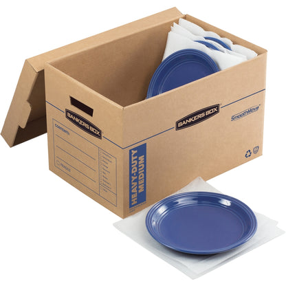 Bankers Box SmoothMove Kitchen Moving Kit - Internal Dimensions: 12.25" Width x 18.50" Depth x 12" Height - 1 Carton