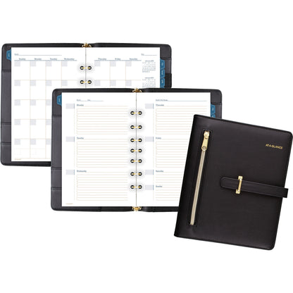 At-A-Glance Buckle Closure Undated Desk Start Set - Julian Dates - Weekly, Monthly - 8:00 AM to 5:00 PM - 1 Month, 1 Wee