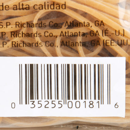 Business Source Rubber Bands - Size: #19 - 3.5" Length x 62 mil Thickness - Natural - 425 / Pack