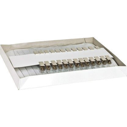 Business Source Pin Style Holder Name Badge Kit - Clear - 100 / Box