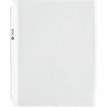 Business Source Heavy-duty Sheet Protectors - 8.5" Width x 4 mil Thickness - 100 x Sheet Capacity - Ring Binder - Top Lo