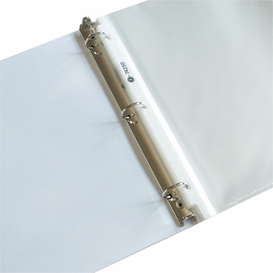 Business Source Heavy-duty Sheet Protectors - 8.5" Width x 4 mil Thickness - 100 x Sheet Capacity - Ring Binder - Top Lo