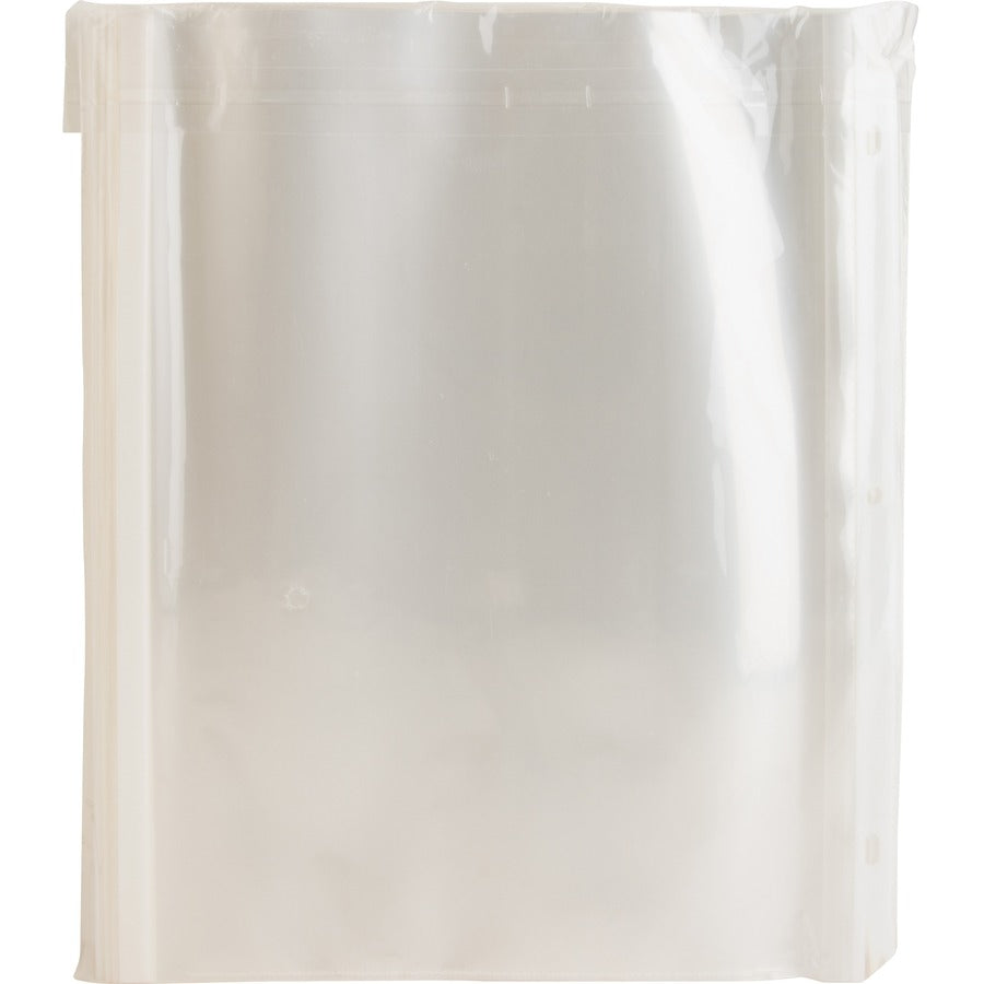Business Source Heavy-duty Sheet Protectors - 8.5" Width x 4 mil Thickness - 100 x Sheet Capacity - Ring Binder - Top Lo