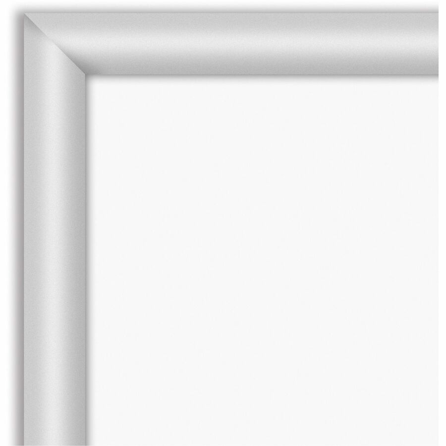 Lorell Dry-erase Board - 96" (8 ft) Width x 48" (4 ft) Height - White Styrene Surface - Silver Aluminum Frame - Rectangl