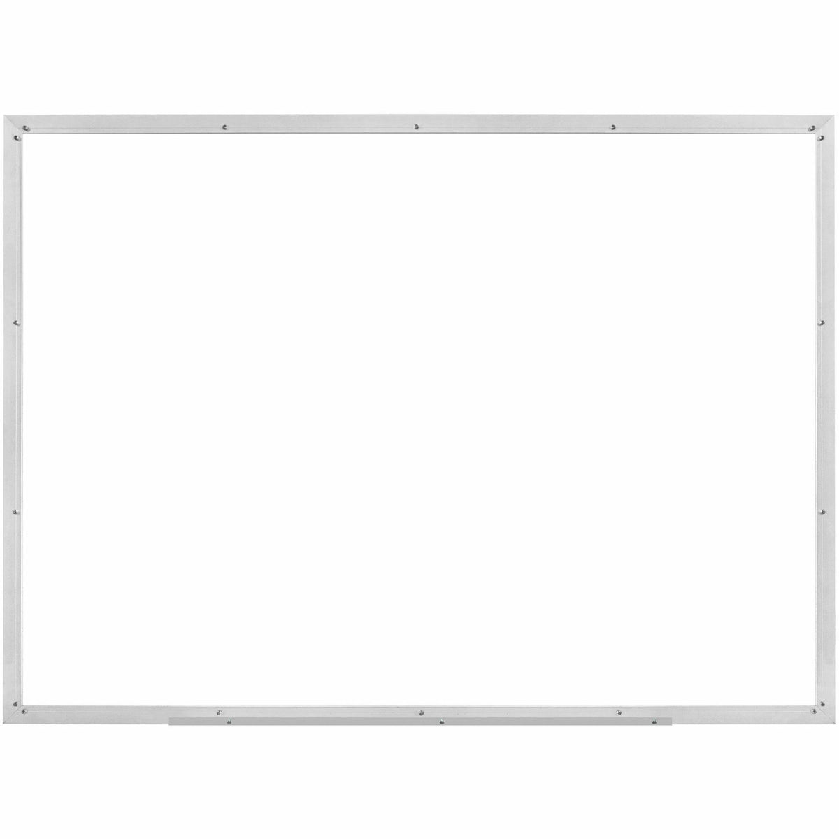 Lorell Dry-erase Board - 48" (4 ft) Width x 36" (3 ft) Height - White Styrene Surface - White Aluminum Frame - Rectangle
