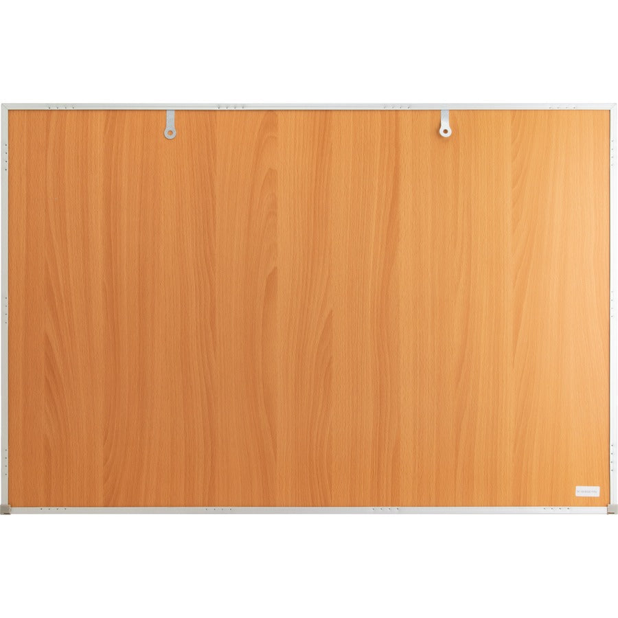 Lorell Economy Dry-erase Board - 24" (2 ft) Width x 18" (1.5 ft) Height - White Melamine Surface - White Aluminum Frame 