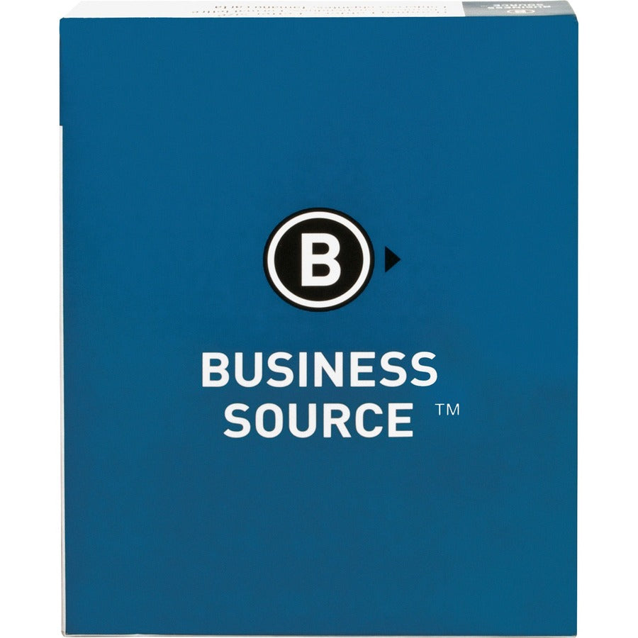 Business Source 1/3 Tab Cut Letter Recycled Fastener Folder - 8 1/2" x 11" - 2 Fastener - Manila - 10% Recycled - 50 / B