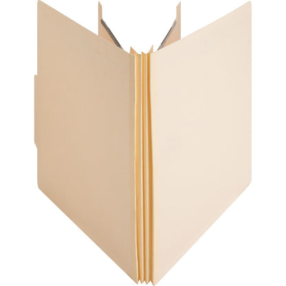 Business Source Letter Recycled Classification Folder - 8 1/2" x 11" - 2" Expansion - 2" Fastener Capacity - 2 Divider -