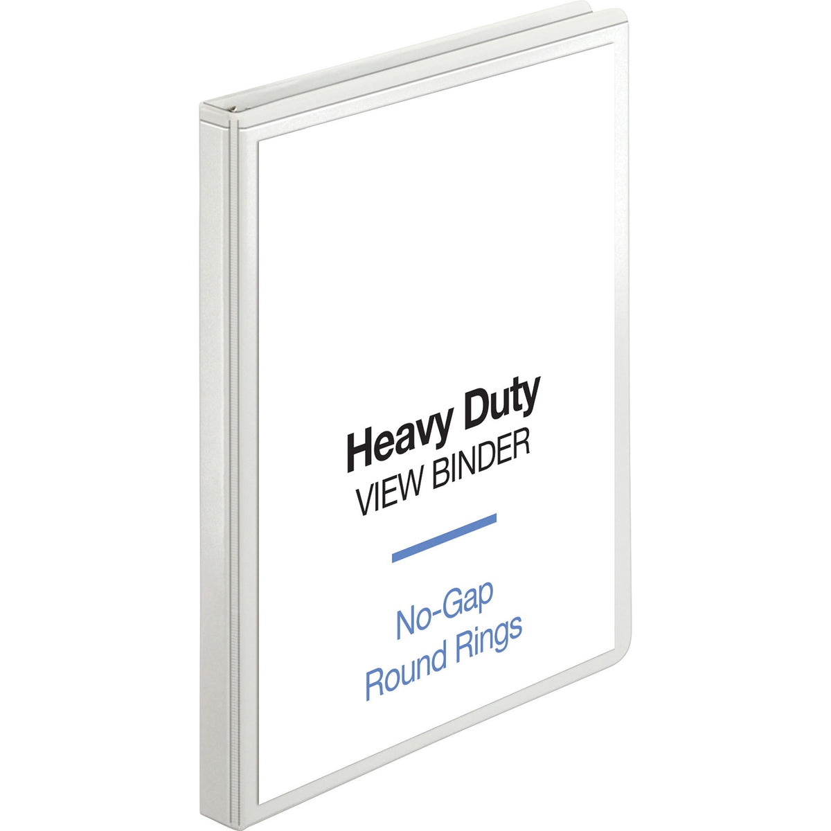 Business Source Round-ring View Binder - 1/2" Binder Capacity - Letter - 8 1/2" x 11" Sheet Size - 125 Sheet Capacity - 