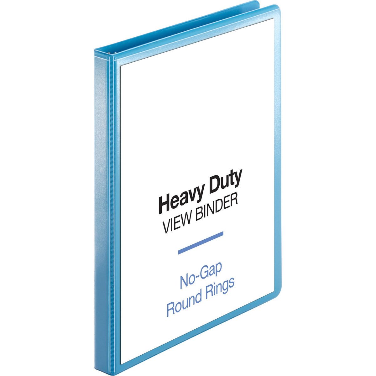 Business Source Round-ring View Binder - 1/2" Binder Capacity - Letter - 8 1/2" x 11" Sheet Size - 125 Sheet Capacity - 