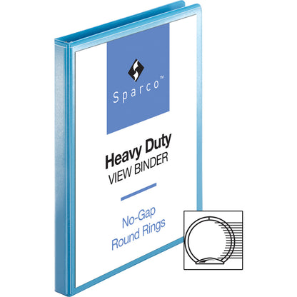 Business Source Round-ring View Binder - 1/2" Binder Capacity - Letter - 8 1/2" x 11" Sheet Size - 125 Sheet Capacity - 