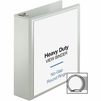 Business Source Round-ring View Binder - 3" Binder Capacity - Letter - 8 1/2" x 11" Sheet Size - 625 Sheet Capacity - Fa
