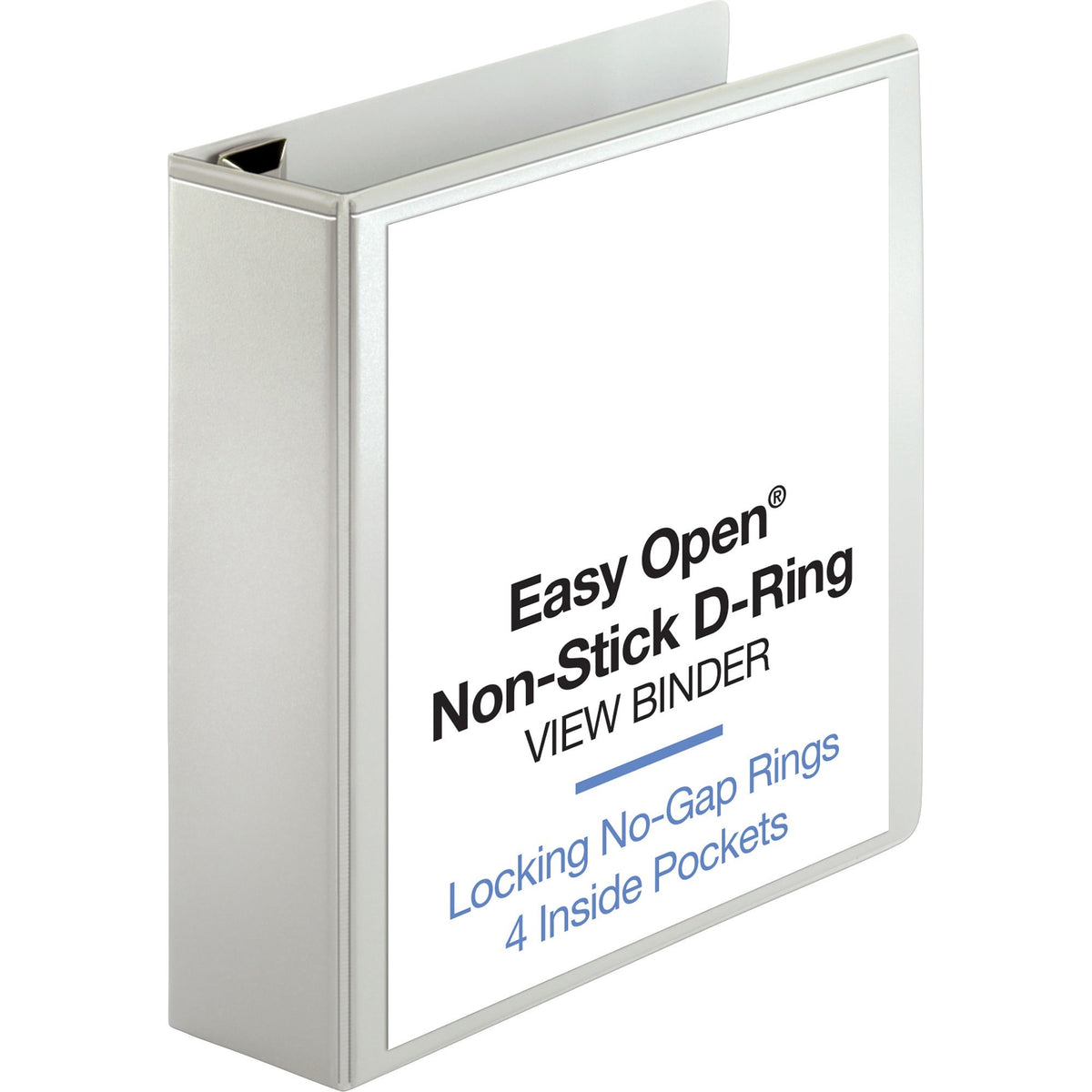 Business Source Locking D-Ring View Binder - 3" Binder Capacity - Letter - 8 1/2" x 11" Sheet Size - 650 Sheet Capacity 