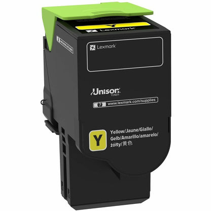 Lexmark Unison Original Ultra High Yield Laser Toner Cartridge - Yellow Pack - 7000 Pages