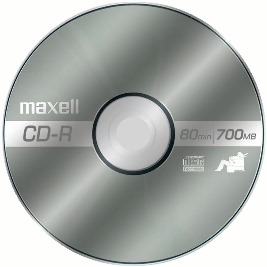 Maxell CD-R700 CD Recordable Media - CD-R - 48x - 700 MB - 50 / Pack - 120mm - 1.33 Hour Maximum Recording Time