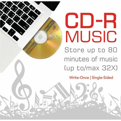 Maxell CD-R80 CD Recordable Media - CD-R - 700 MB - 50 / Pack - Gold - 120mm - 1.33 Hour Maximum Recording Time
