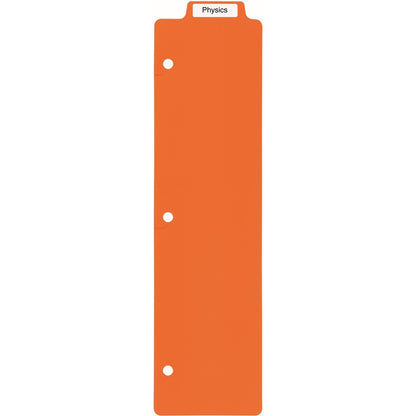 Avery® Snap-In Plastic Bookmark Dividers, 5 Tabs, 1 Set, Multicolor (24908) - Monthly - 1 Month Single Page Layout - 10"