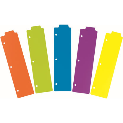 Avery® Snap-In Plastic Bookmark Dividers, 5 Tabs, 1 Set, Multicolor (24908) - Monthly - 1 Month Single Page Layout - 10"