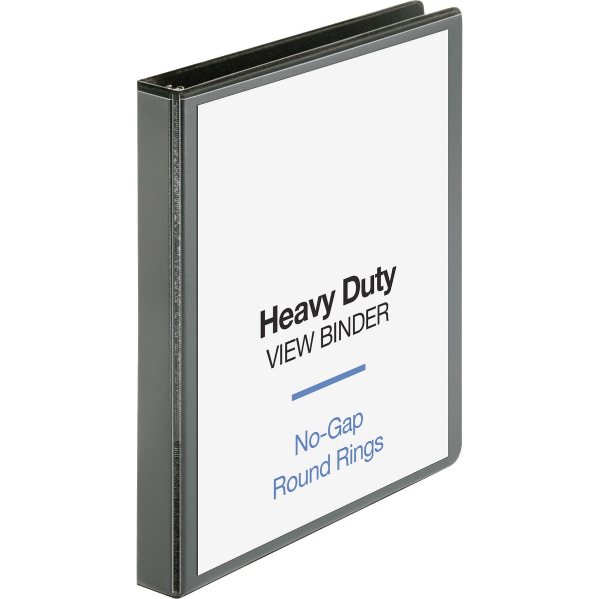 Business Source Heavy-duty View Binder - 1" Binder Capacity - Letter - 8 1/2" x 11" Sheet Size - 225 Sheet Capacity - Fa