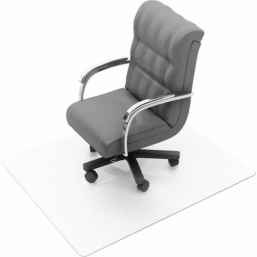 Floortex Evolutionmat Hard Floor Rectangular Chairmat - Hard Floor - 60" Length x 48" Width x 0.075" Depth x 0.080" Thic