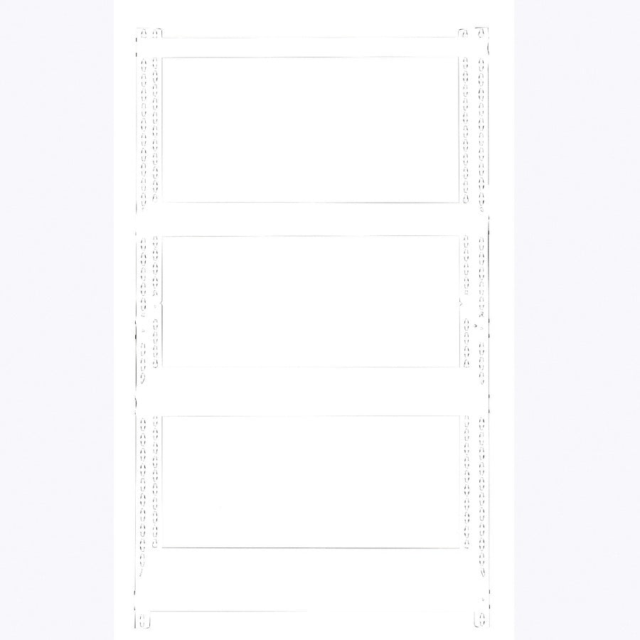 Lorell Iron Horse 2300 lb Capacity Riveted Shelving - 4 Shelf(ves) - 60" Height x 36" Width x 18" Depth - 28% Recycled -