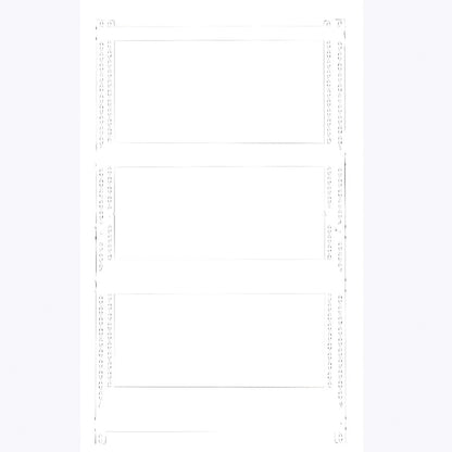 Lorell Iron Horse 2300 lb Capacity Riveted Shelving - 4 Shelf(ves) - 60" Height x 36" Width x 18" Depth - 28% Recycled -