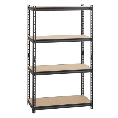 Lorell Iron Horse 2300 lb Capacity Riveted Shelving - 4 Shelf(ves) - 60" Height x 36" Width x 18" Depth - 28% Recycled -