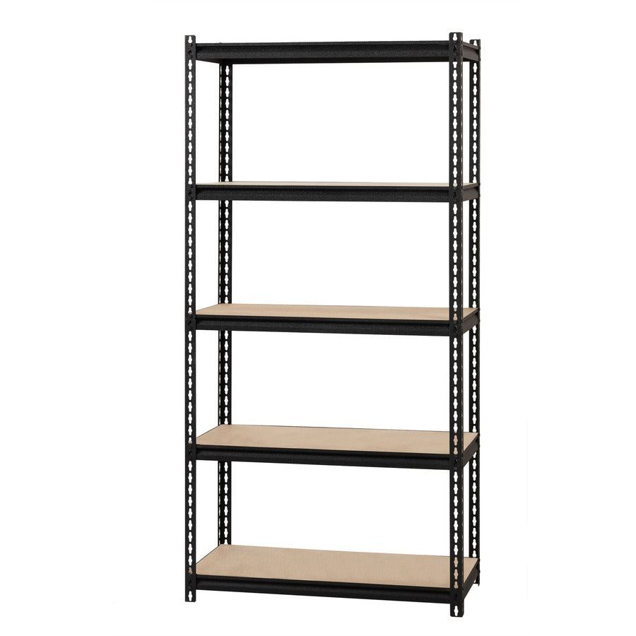 Lorell Iron Horse 2300 lb Capacity Riveted Shelving - 5 Shelf(ves) - 72" Height x 36" Width x 18" Depth - 30% Recycled -