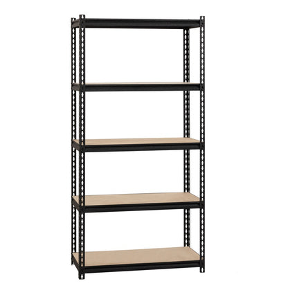 Lorell Iron Horse 2300 lb Capacity Riveted Shelving - 5 Shelf(ves) - 72" Height x 36" Width x 18" Depth - 30% Recycled -