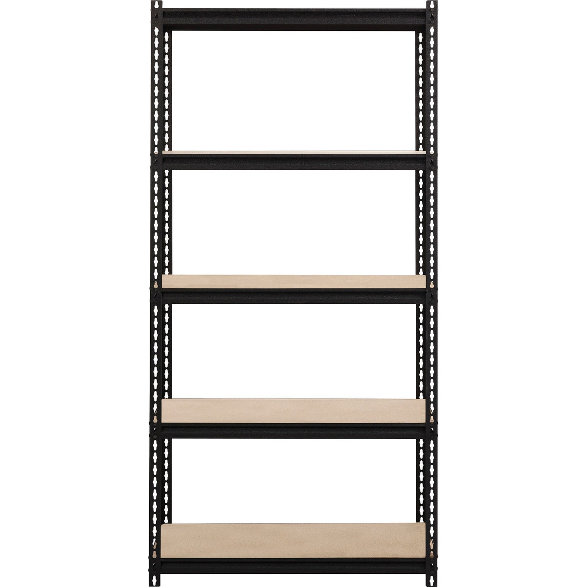 Lorell Iron Horse 2300 lb Capacity Riveted Shelving - 5 Shelf(ves) - 72" Height x 36" Width x 18" Depth - 30% Recycled -