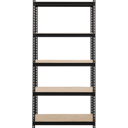 Lorell Iron Horse 2300 lb Capacity Riveted Shelving - 5 Shelf(ves) - 72" Height x 36" Width x 18" Depth - 30% Recycled -